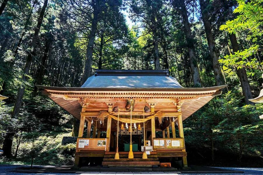 From Fukuoka: Miyazaki, Takachiho Gorge and Shrines Day Tour - Kamishikimi Kumanoimasu Shrine and Tooriwa Rock