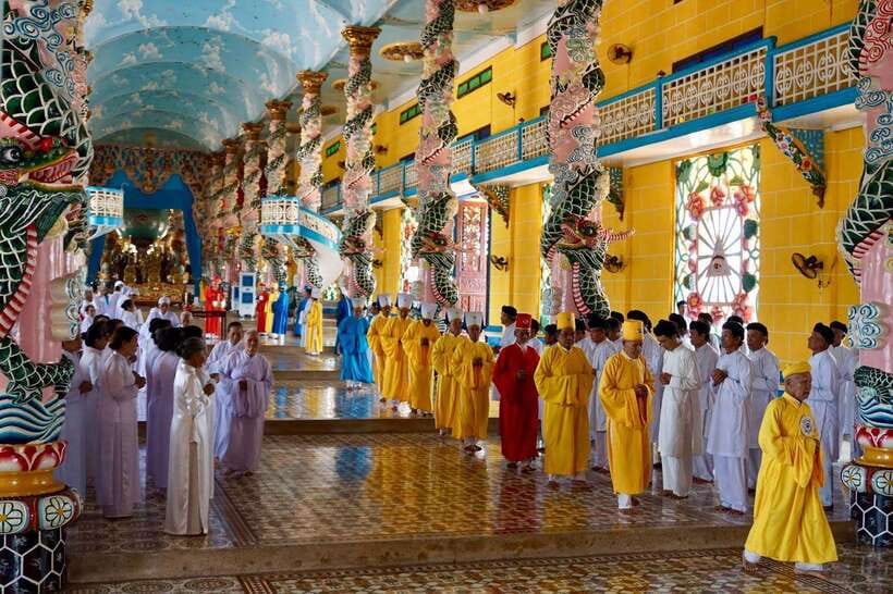 From HCMC: Explore Black Virgin Mount and Cao Dai Temple - Ba Den Mountain, the high point of the day