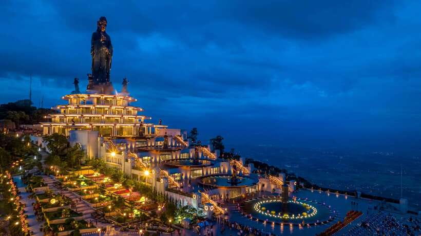 From HCMC: Explore Black Virgin Mount and Cao Dai Temple - Go Kien Pagoda, shopping, and the return route