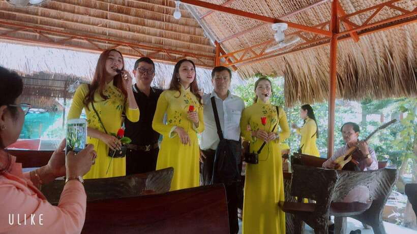 From HCMC: Mekong Delta and Vinh Trang Pagoda 1 day - Fruit gardens, honey, and coconut candy