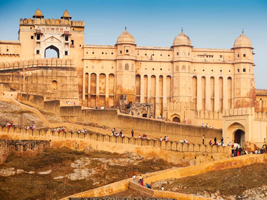 From Jaipur : Jaipur Sightseeing With Galta G Temple - Amber Fort: Jaipur’s grand opening act