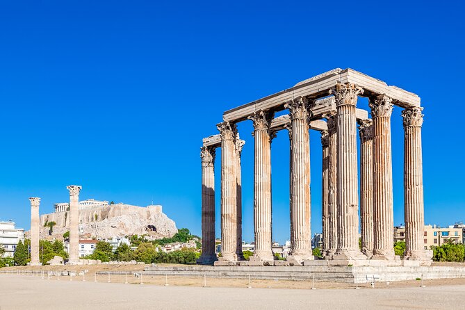 From Piraeus Port: Athens, Temple of Poseidon & Sounio Beach - The Olympian Zeus, Hadrian’s Arch, and neoclassical Athens