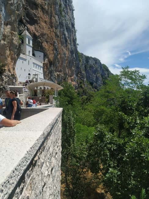 From Podgorica: Ostrog Monastery Tour with Pick Up - Arriving at the Upper Monastery