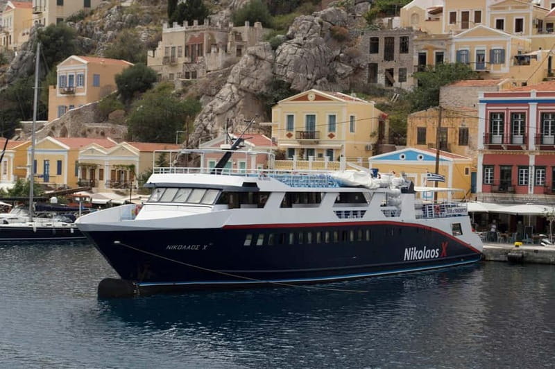 From Rhodes: Symi Island and Panormitis Monastery Day Trip - Crossing to Panormitis on NIKOLAOS X