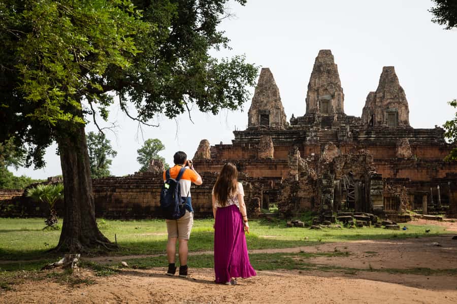 From Siem Reap: Banteay Srei Temple & Grand 5 Temple Tour - Preah Khan: the grand finish