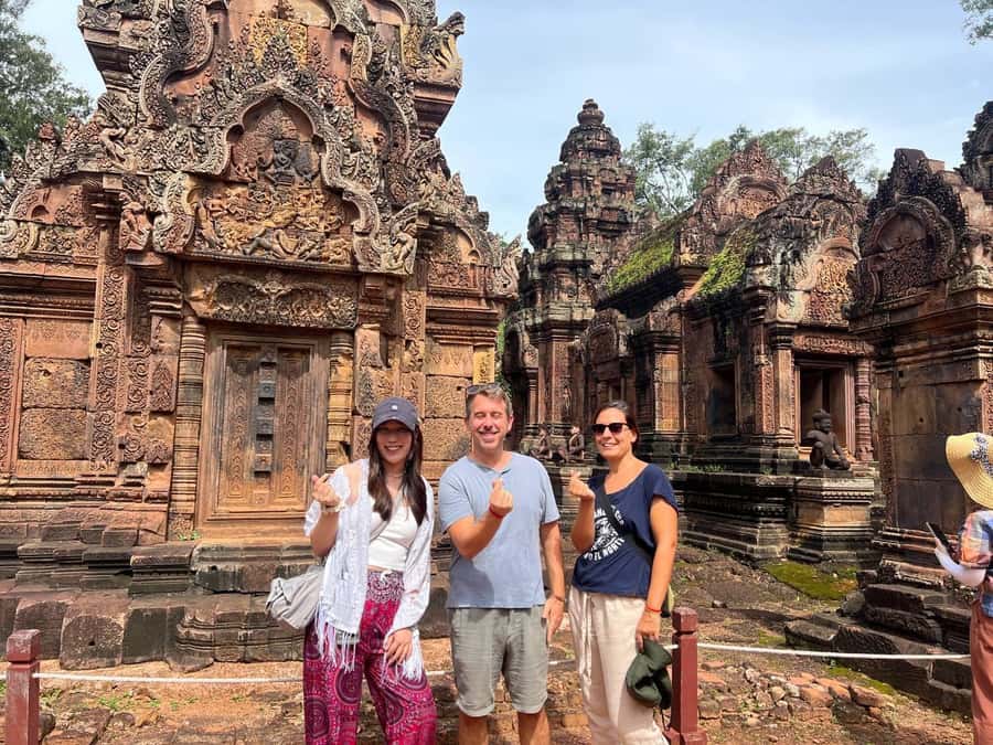 From Siem Reap: Banteay Srei Temple & Grand 5 Temple Tour - East Mebon: a temple once surrounded by water