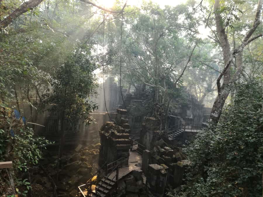 From Siem Reap: Half-Day Tour to Beng Mealea Temple - The one-hour drive through Siem Reap Province