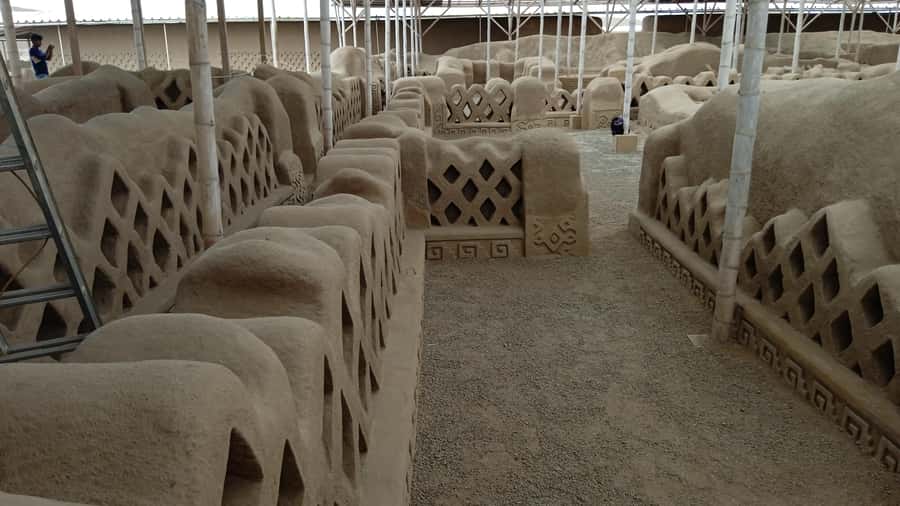 From Trujillo: Temple of the Moon and Sun and Chan Chan - What you see inside the Chan Chan Site Museum