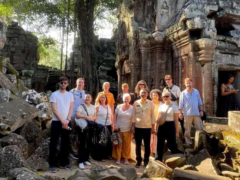 Full-Day Explore Angkor Temples Sunset Tour (with Lunch) - The morning pickup and ride into Angkor