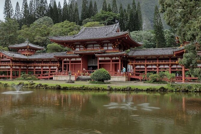 Full Day Oahu Tour with Byodo Temple & Waimea Waterfalls - Byodo-In Temple brings a quieter mood