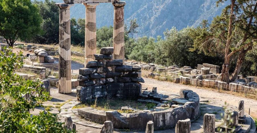 ''Full-Day Tour of Delphi-Monastery Hosios Loukas- Livadia'' - Arachova brings mountain-town character