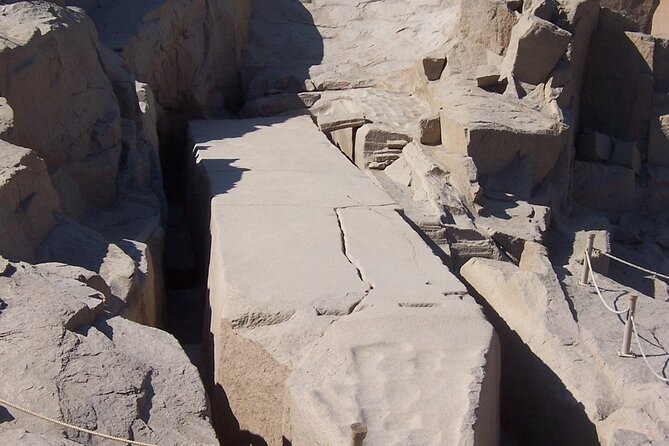 Full-Day Tour of Philae Temple, High Dam and Unfinished Obelisk - The Unfinished Obelisk shows ancient stonework in progress