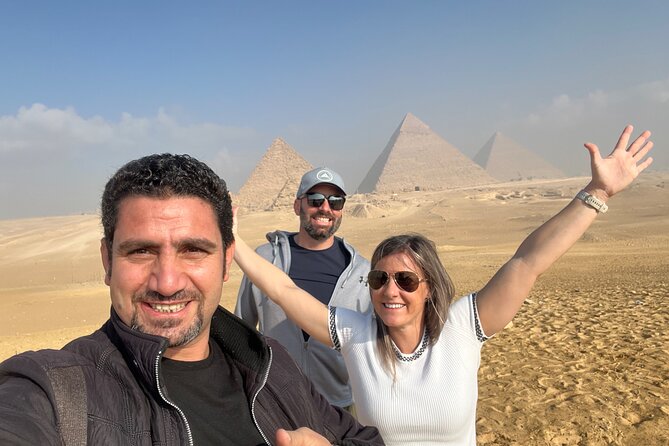 Giza Epic Adventure: Pyramids, Sphinx & Khafre’s Valley Temple - Two hours among the three Giza pyramids