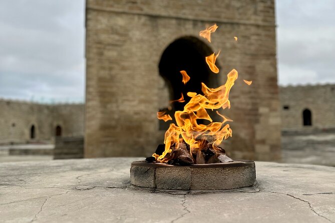 Gobustan & Mud, Fire Temple, Burning Mountain (Group & Private) - The long transfer back toward Baku