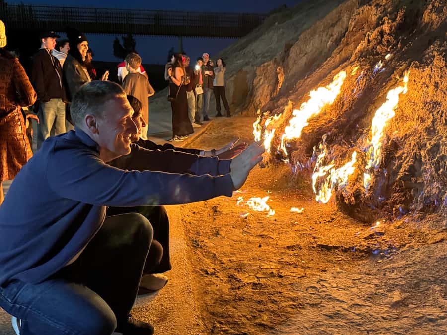 Gobustan & Mud, Fire Temple, Burning Mountain, H.A. Center - Ateshgah Fire Temple explains Baku’s sacred flames