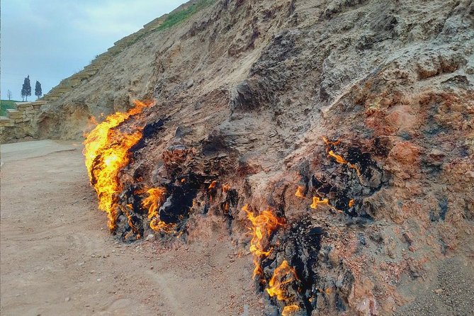 Gobustan, Mud Volcano, Burning Mountain and Fire Temple Tour - Transport, pace, and the private format