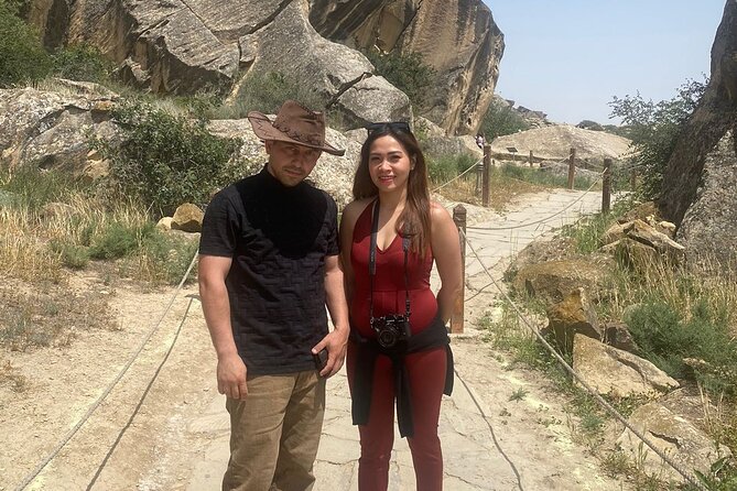 Gobustan, Mud Volcano, Burning Mountain and Fire Temple Tour - Cold mud volcanoes near the Caspian