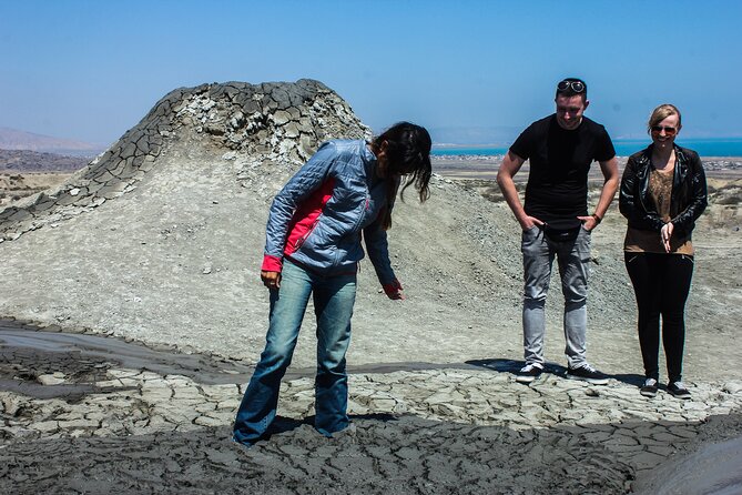 Gobustan, Mud volcanoes, Fire temple, Fire mountain GROUP TOUR - The one-hour lunch break in central Baku
