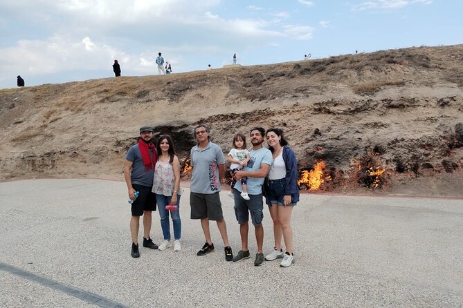 Gobustan, Mud volcanoes, Fire temple, Fire mountain PRIVATE TOUR - Yanar Dag, the Burning Mountain