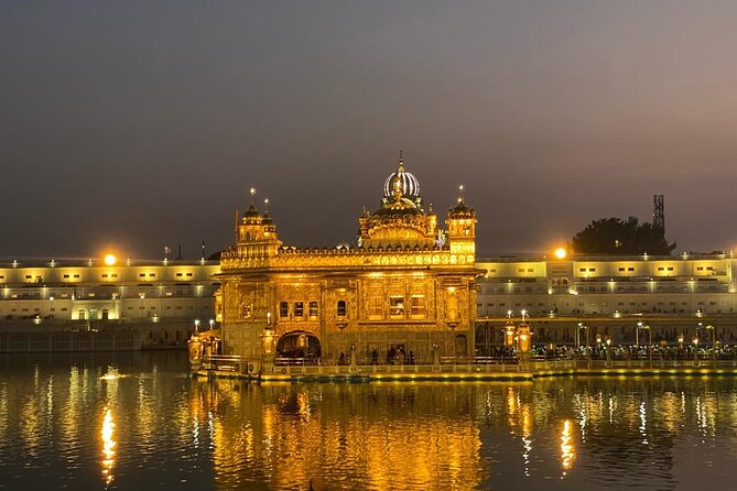 Golden Temple Night Ceremony and Light Visit Tour with Pick-Drop - Private transport and the 2.5-hour schedule