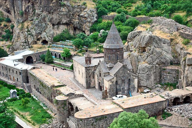 Group Tour: Garni, Symphony of Stones, Geghard, Lavash Baking - Charent’s Arch and the First View of Mount Ararat