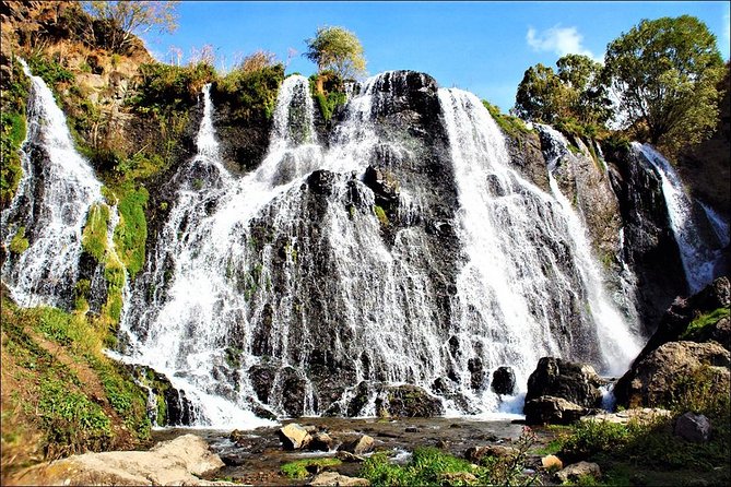 Group Tour: Shaki waterfall, Tatev monastery & ropeway, Hin Areni winery - Shaki Waterfall in a quiet corner of Syunik