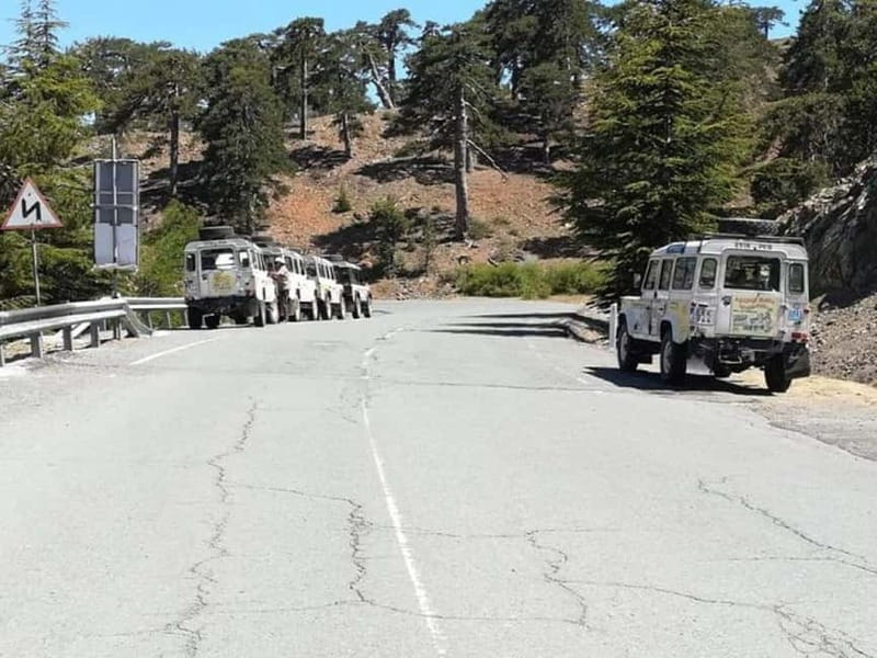 Guided Safari Tour Troodos Mountains and Kykkos Monastery - Through Troodos Forest by 4x4