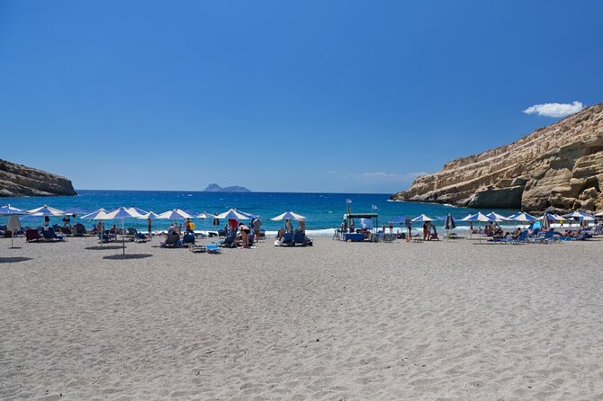 Heraklion: Matala Beach, Hippie Caves & Odigitria Monastery - The hippie caves and their €5 entrance