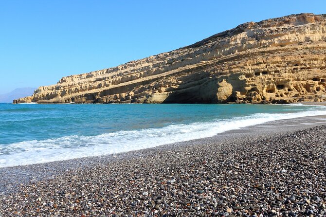 Heraklion: Matala Beach, Hippie Caves & Odigitria Monastery - The 1.5-hour ride from Heraklion