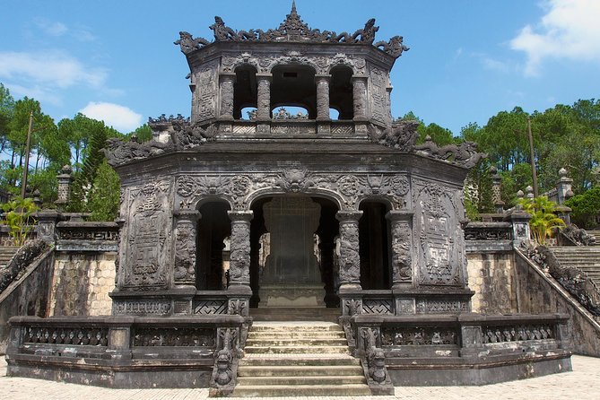 Hue: 3 Tombs + Pagoda with Knowledgeable ES Driver - Minh Mang Tomb: ceremony, balance, and open space