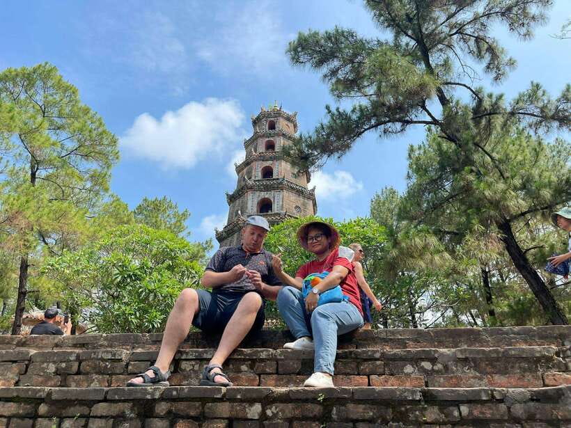 Hue: Royal Tombs & Pagoda Private Tour By Dragon Boat & Car - Starting on the Perfume River