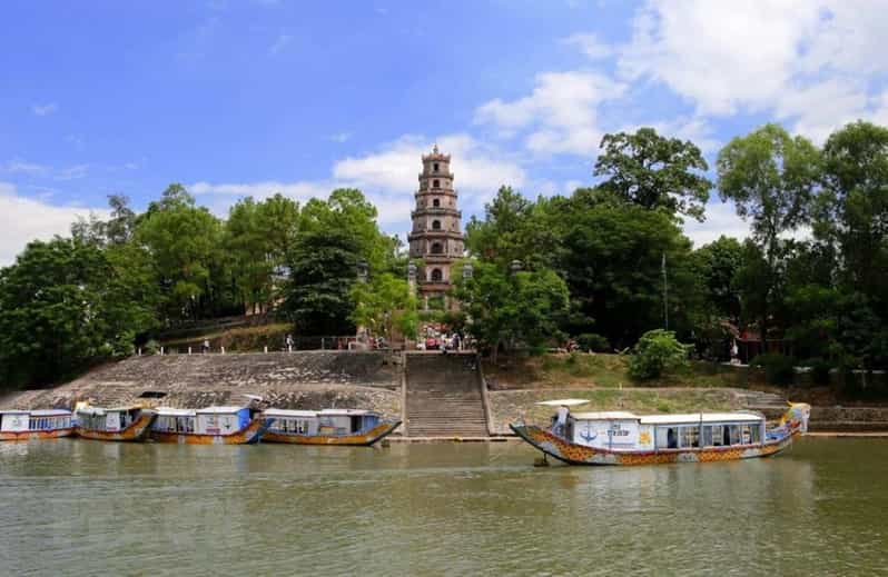 Hue : Royal Tombs- Thien Mu Pagoda- Dragon Boat Private Tour - Thien Mu Pagoda: Hue’s most recognizable religious site