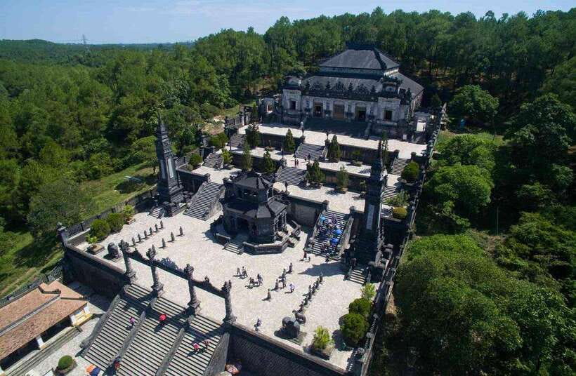 Hue Royal Tombs Tour: Visit Best Pagodas & Mausoleums - Khai Dinh Tomb: the most unusual architectural mix