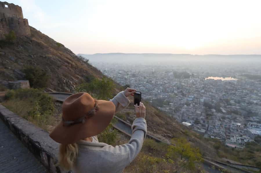 Jaipur: Tour with Nahargarh Sunrise or Monkey Temple Sunset - The evening route builds toward Galta Ji