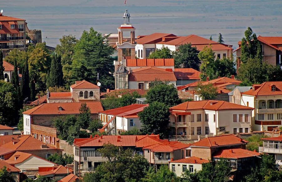 Kakheti; City of Love Sighnaghi, Bodbe Monastery and Telavi - Telavi, Kakheti’s central city