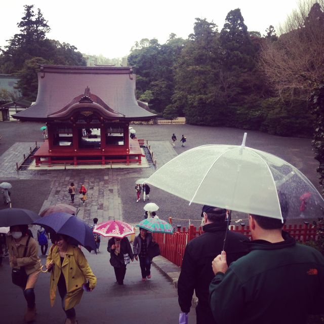 Kamakura: Great Buddha, Hase Temple, & Komachi Street Tour - Hase Temple, flowers, and small religious details