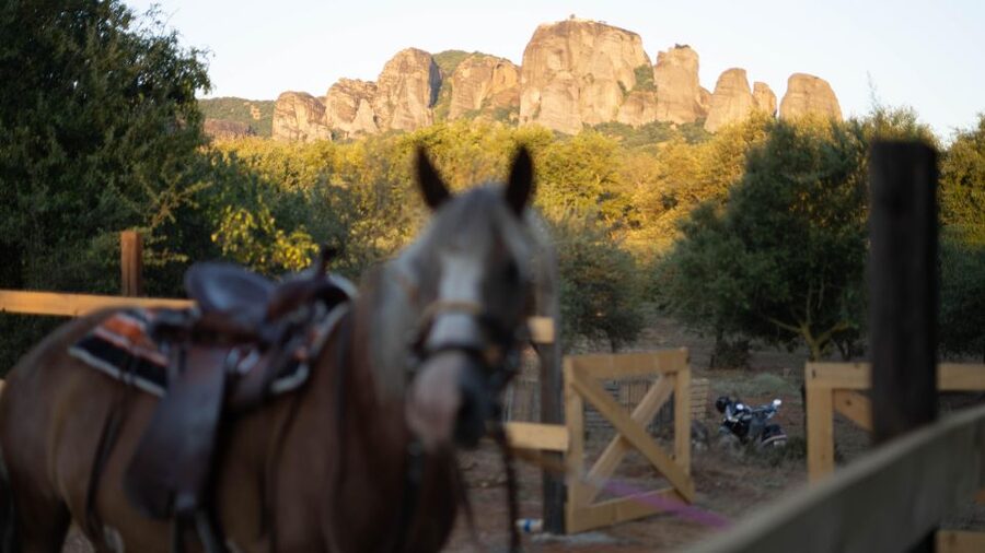 Kastraki: Meteora Morning Horse Riding with Monastery Visit - The stop at Ipapanti Monastery