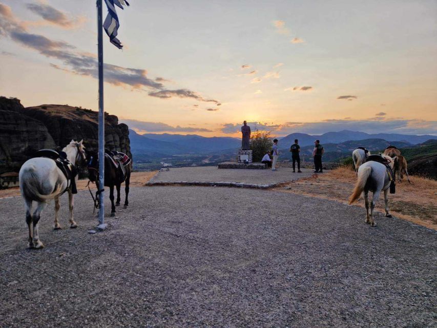 Kastraki: Meteora Morning Horse Riding with Monastery Visit - Meeting the horses and getting ready to ride