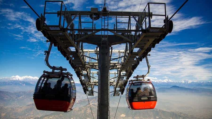 Kathmandu: Chandragiri Cable Car and Monkey Temple Tour - Hotel pickup and the drive to Chandragiri