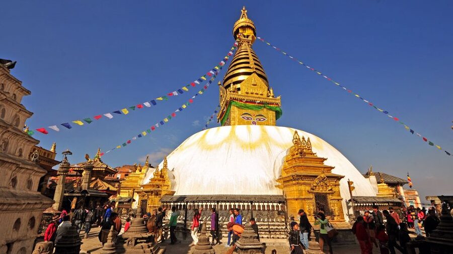 Kathmandu: Monkey Temple and Chandragiri Cable Car Ride Tour - Bhaleshwor Mahadev Temple and the hilltop pause