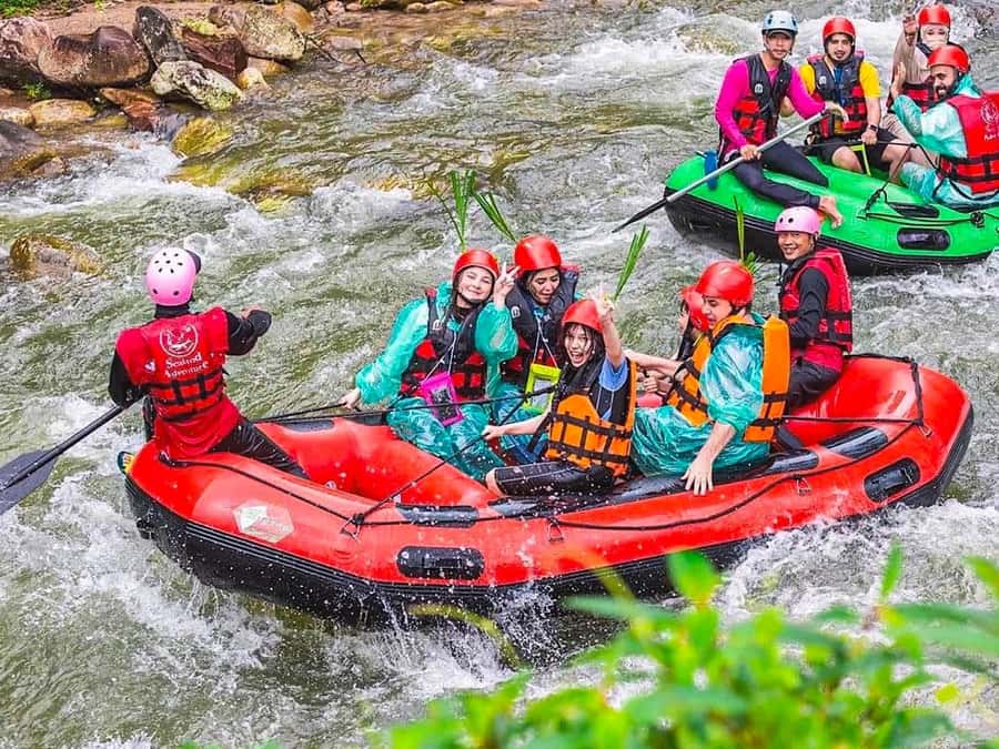 KhaoLak:ATV, ZipLine, & Rafting Adventure Monkey Cave Temple - Key points at a glance
