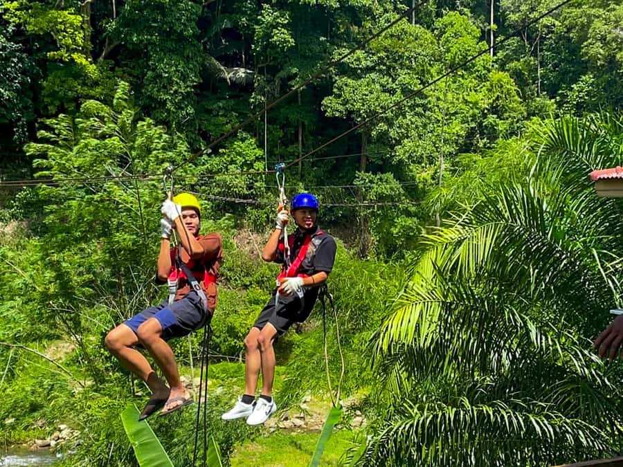 KhaoLak:ATV, ZipLine, & Rafting Adventure Monkey Cave Temple - How the activities fit together