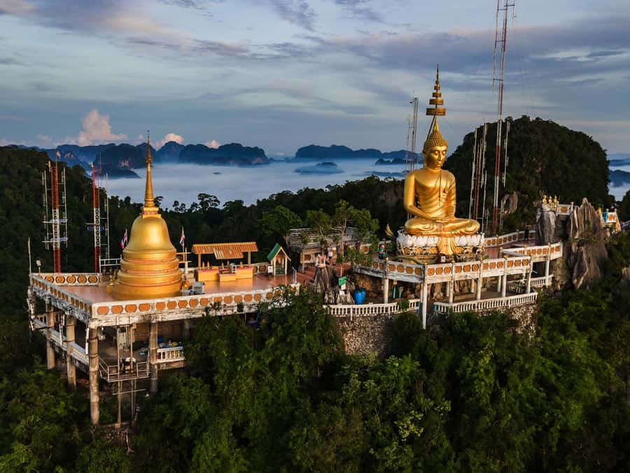Krabi : 4-Hour City Tour with Tiger Cave Temple - Tiger Cave Temple and the 1,200-step test