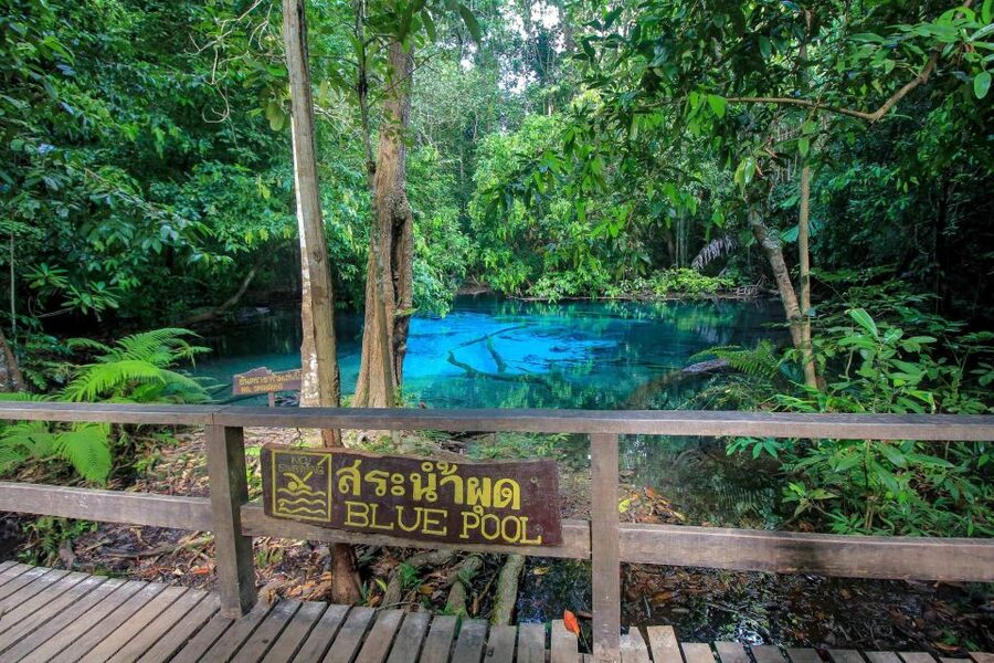 Krabi Outback Explorer with Visit of Tiger Cave Temple - The Blue Pool and its seasonal closure