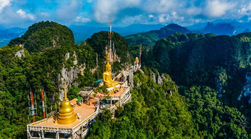 Krabi: Tiger Cave Temple, Emerald Pool and Hot Springs Tour - Blue Lagoon: a short walk for striking photographs