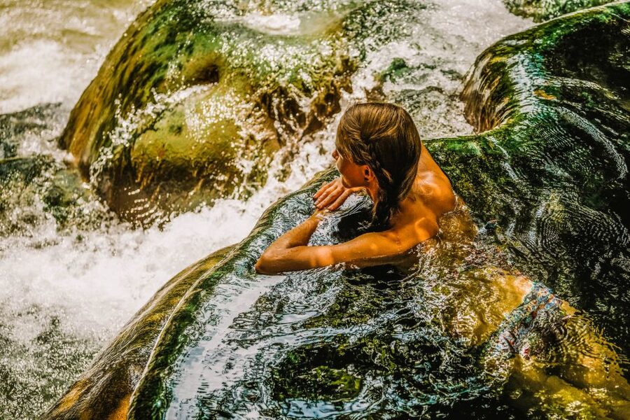 Krabi: Tiger Cave Temple, Emerald Pool and Hot Springs Tour - Krabi Hot Springs: warm water and a short reset