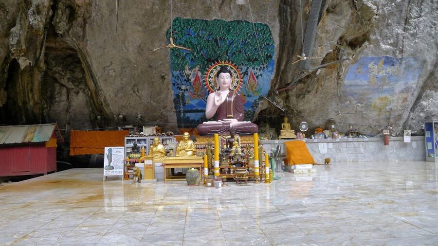 Krabi: Tour of Elephant Care House and Tiger Cave Temple - Thai lunch in a forest setting