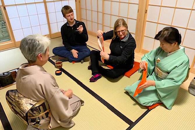KYOTO Tea Ceremony with kimono near by Imamiya Jinjya Shrine - The Location Near Daitoku-ji and Imamiya Jinjya Shrine