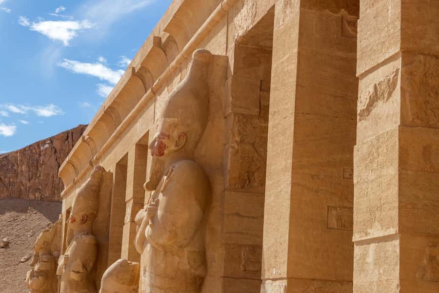 Luxor: Private Tour to Valley of Kings & Hatshepsut Temple. - Hatshepsut Temple and the cliffs of Deir el-Bahari