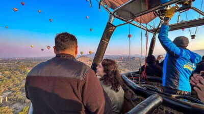 Balloon Flight, Teotihuacan & Guadalupe Shrine